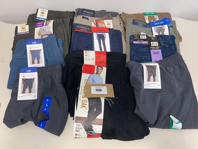 Lot 1500 - Approx. 13 pairs of men's trousers, jeans and...
