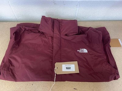 Lot 1532 - The North Face resolve jacket in 'alpine plum'...