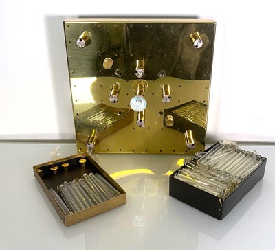 Lot 87 - A Christoph Palme & Co. brass plafonnier or...