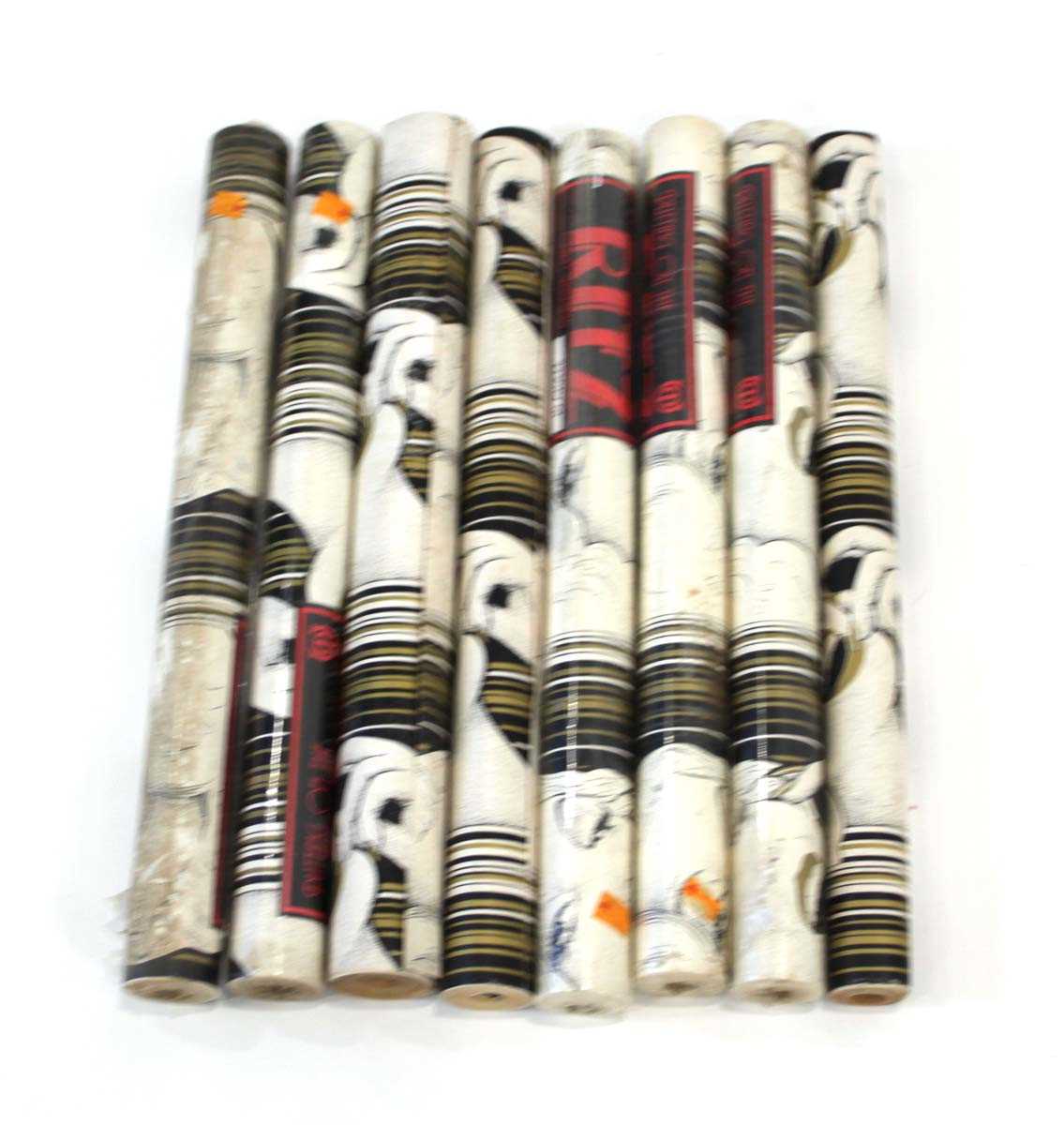Lot 88 - Eight rolls of 'Putting on the Ritz' wallpaper...