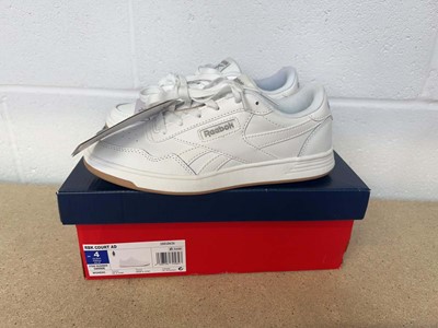 Lot 1544 - Boxed pair of Reebok court advanced luxcomfort...