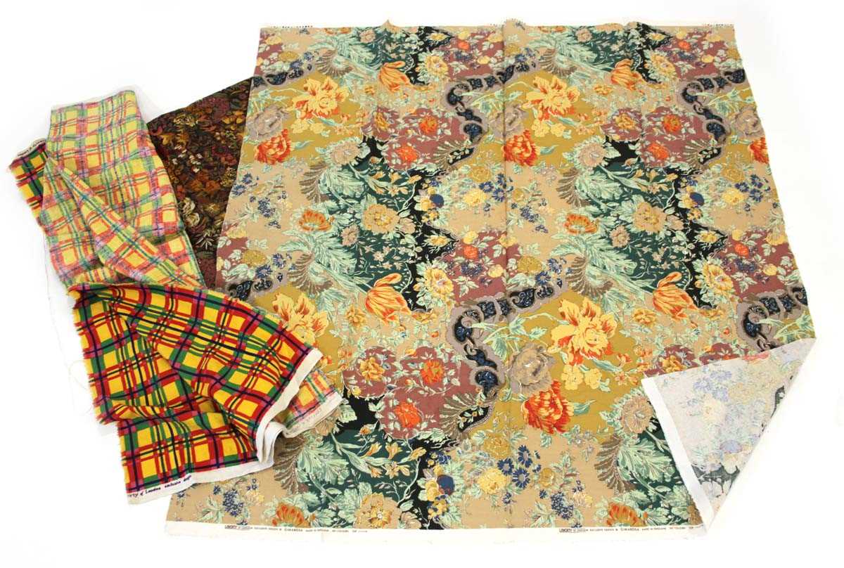 Lot 165 - Three lengths of Liberty & Co. cotton fabric...