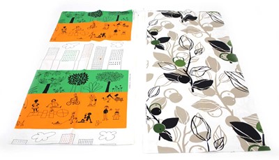 Lot 172 - Two Ikea fabric panels designed by...