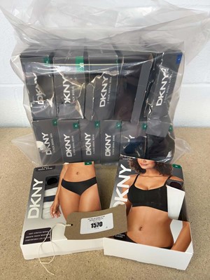 Lot 1570 - Approx. 13 boxes of ladies DKNY modal bikini...