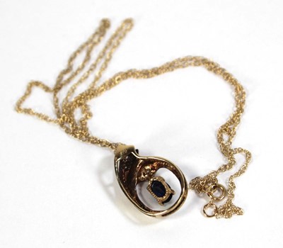 Lot 618 - A 9ct yellow gold fine ropetwist necklace...