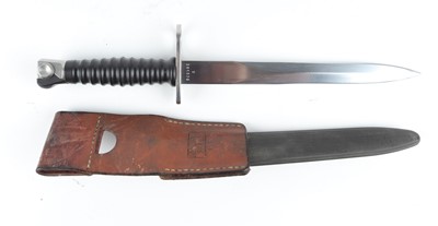 Lot 97 - Swiss M1957 bayonet manufactured by...