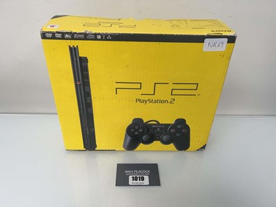 Lot 1019 - Sony PlayStation 2 slimline in box