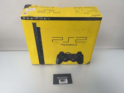 Lot 1021 - Sony PlayStation 2 slimline in box