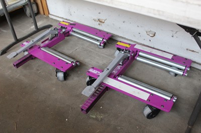 Lot 39 - Set of 4 GOJAK G7016 adjustable vehicle trollies