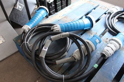 Lot 69 - 2x 125-63amp electric cables