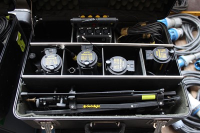 Lot 108 - Dedo Kit DLH4 4 head kit with Dedolight...
