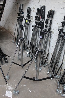 Lot 132 - 2 x Arri 126A telescopic stands in steel...