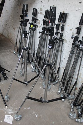 Lot 133 - 2 x Arri 126A telescopic stands in steel...