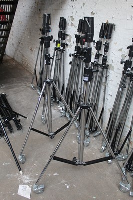 Lot 141 - 2 x Arri 126A telescopic stands in steel...