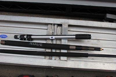 Lot 166 - Manfrotto monopod telescopic stand plus 2 similar