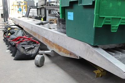 Lot 168 - Pair of approximately 5m long aluminium...