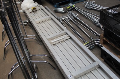 Lot 168 - Pair of approximately 5m long aluminium...