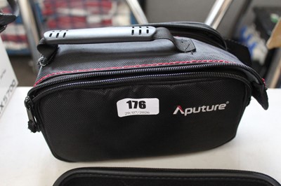 Lot 176 - Aputure AL-H198C LED on camera LED light in...