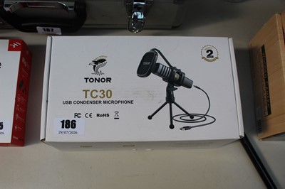 Lot 186 - Tonor TC30 USB condenser microphone in box