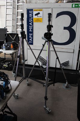 Lot 229 - Manfrotto/Arri steel telescopic mobile camera...