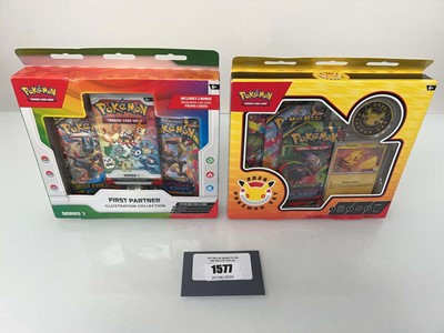 Lot 1577 - (2) Pokémon TCG: First Partner Illustration...