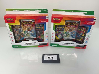 Lot 1578 - 2 Pokémon TCG: First Partner Illustration...