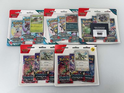Lot 1582 - (5) Pokémon TCG: Scarlet & Violet - Journey...