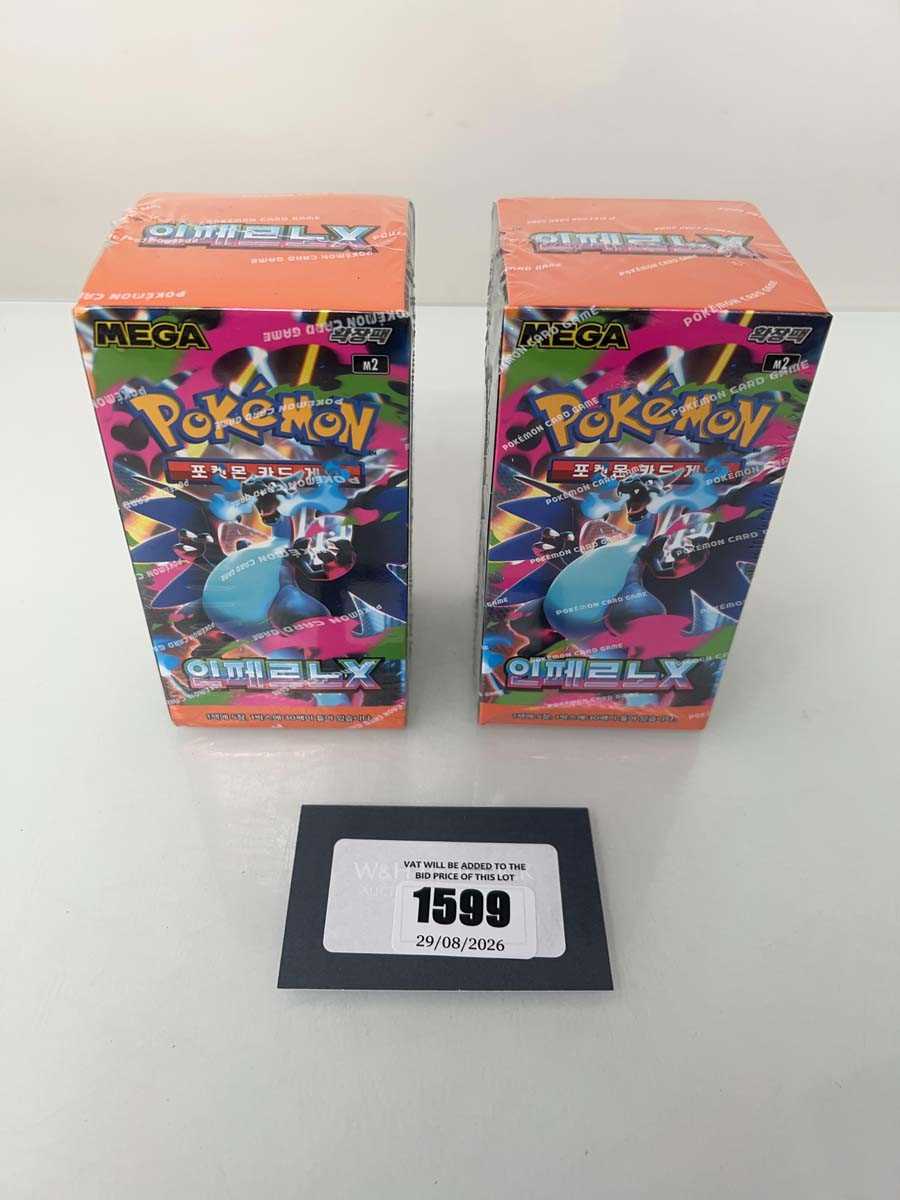 Lot 1599 - 2 Pokémon TCG: Mega Evolution - Inferno X M2...