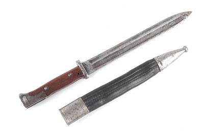 Lot 49 - German M1884/98 knife bayonet, by Schilling,...