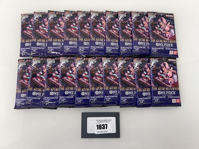 Lot 1637 - One Piece TCG: OP14-EB04 - The Azure Sea's...
