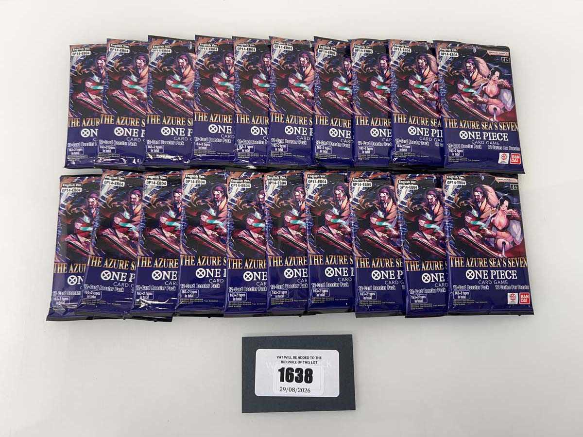 Lot 1638 - One Piece TCG: OP14-EB04 - The Azure Sea's...