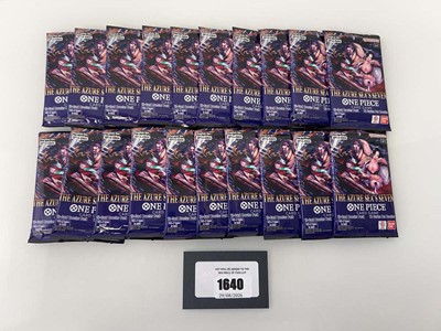 Lot 1640 - One Piece TCG: OP14-EB04 - The Azure Sea's...