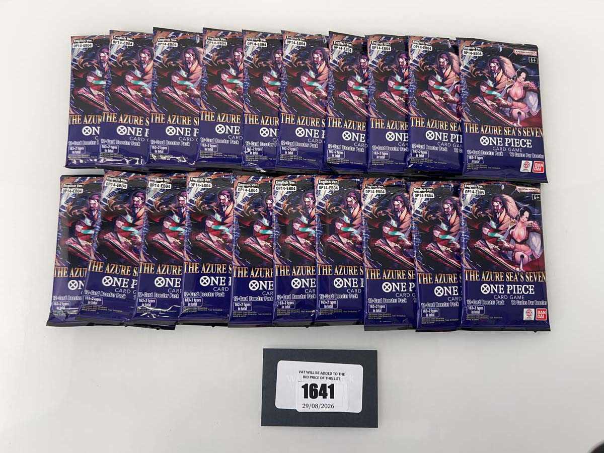 Lot 1641 - One Piece TCG: OP14-EB04 - The Azure Sea's...