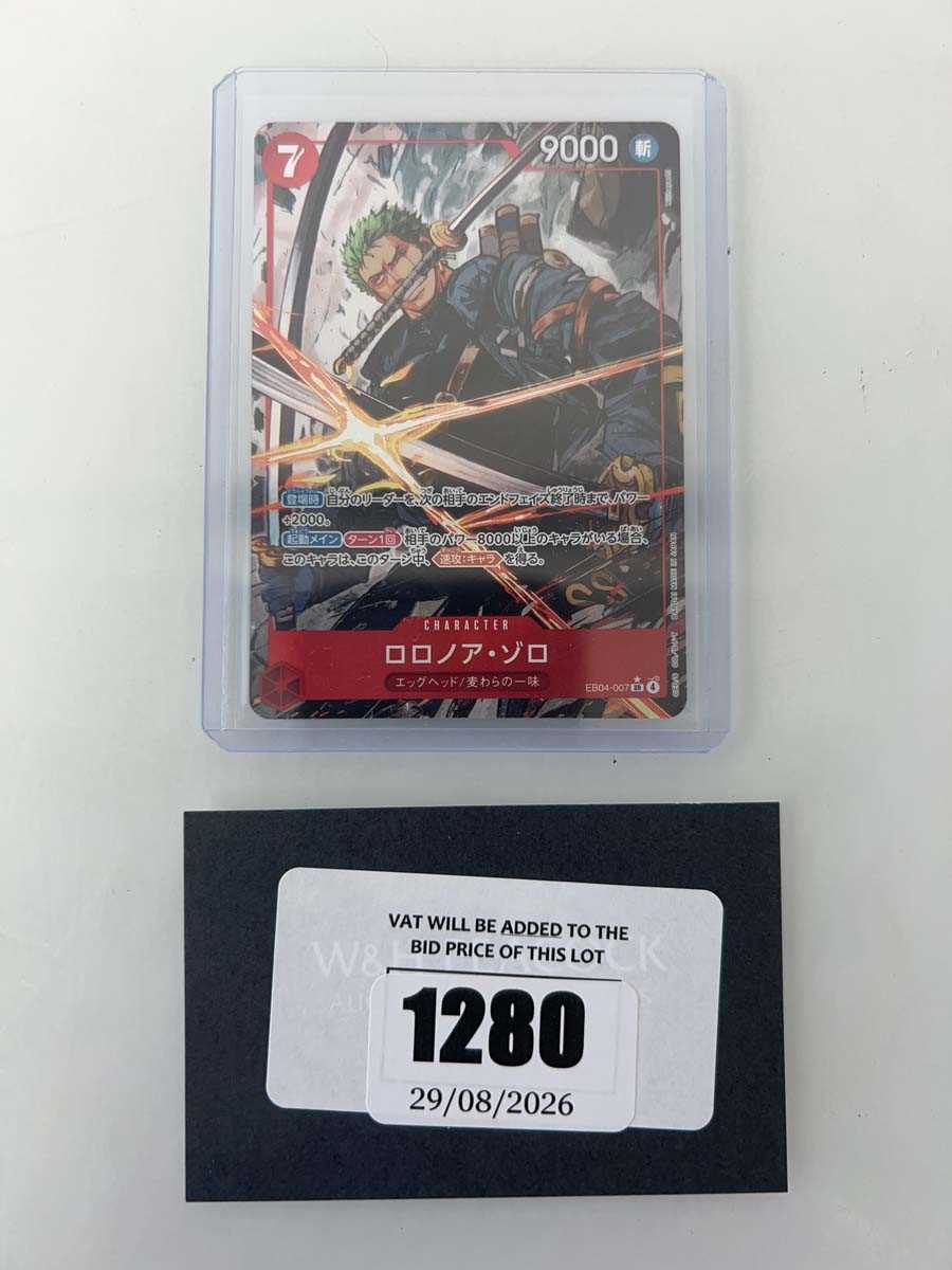 Lot 1280 - Top Loaded One Piece TCG: EB04-007 SR JP...