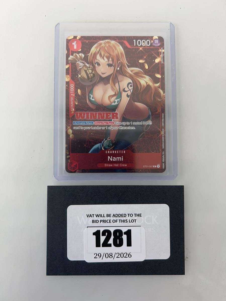 Lot 1281 - Top Loaded One Piece TCG: ST01-007 - Nami...