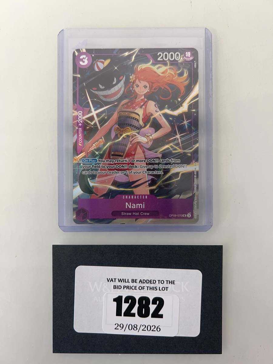 Lot 1282 - Top Loaded One Piece TCG: OP09-070 UC - Nami...