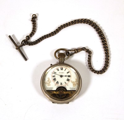 Lot 451 - An early 20th century nickel cased Hebdomas...