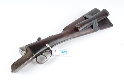 Lot 1519 - (S2) The stock action and forend of a 12 bore...