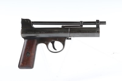 Lot 264 - A Pre-War .177 Webley Mark 1 Air Pistol, with...