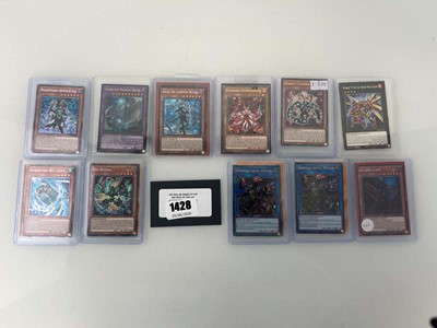 Lot 1428 - Quantity of Top Loaded Yu-Gi-Oh cards form...