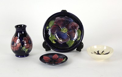 Lot 349 - A group of Moorcroft Pottery including a...