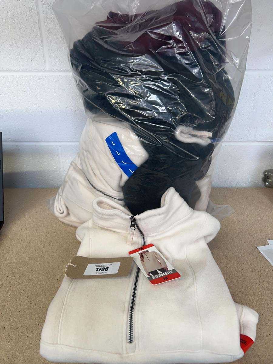 Lot Approx 10 x 32 Degrees Heat womens 1/4 zip...