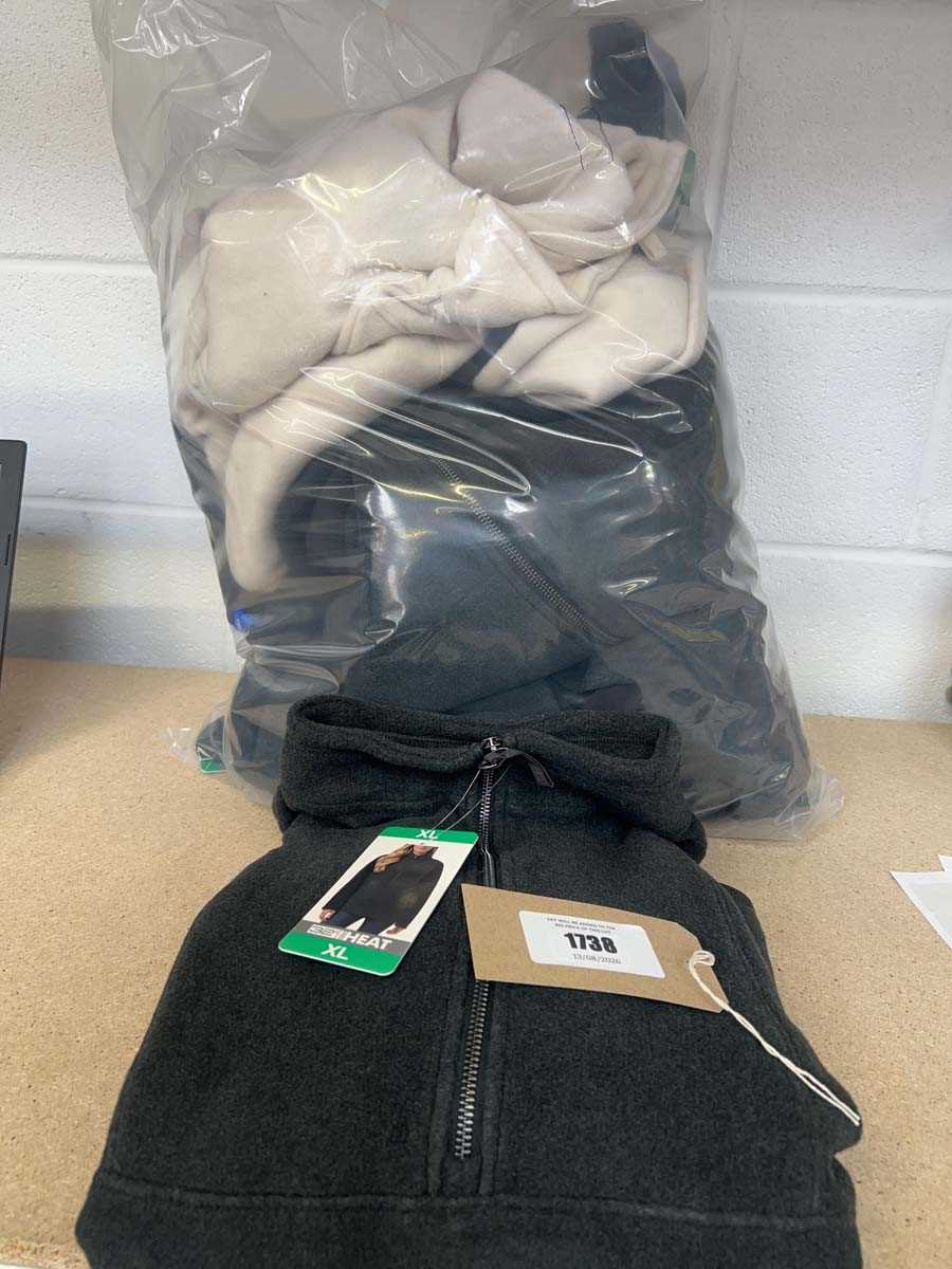 Lot Approx 10 x 32 Degrees Heat womens 1/4 zip...