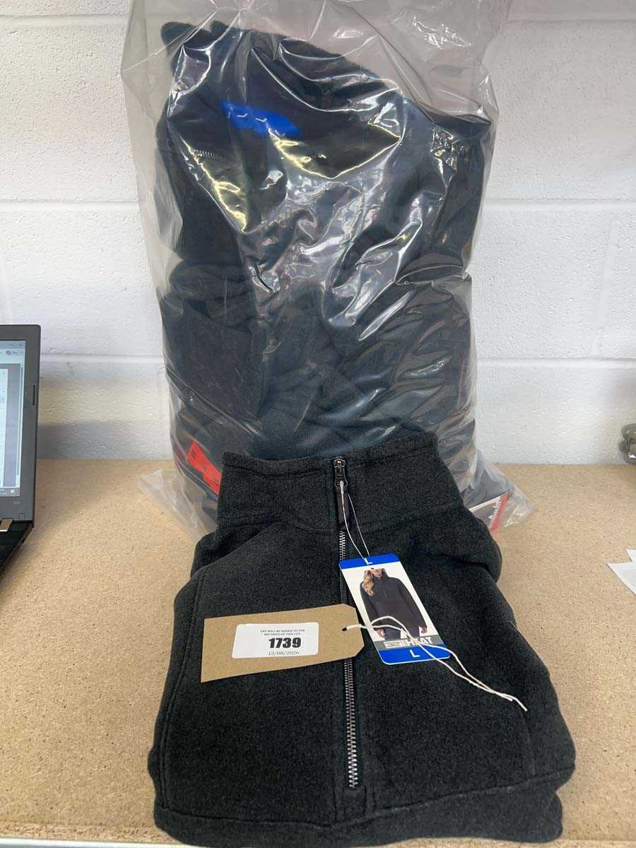 Lot Approx 10 x 32 Degrees Heat womens 1/4 zip...