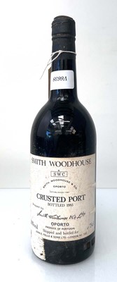 Lot 207 - A bottle of Smith Woodhouse 1985 Crusted Port