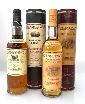 Lot 20 - 2 bottles of Glenmorangie Single Highland Malt...