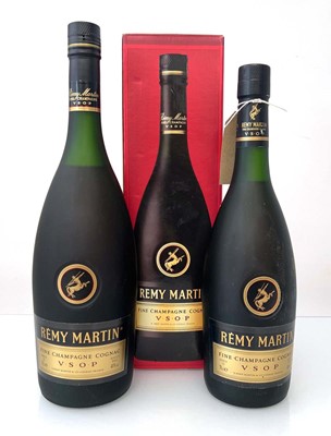 Lot 21 - 2 bottles of Remy Martin VSOP Fine Champagne...