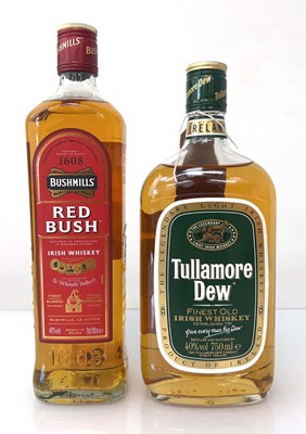 Lot 24 - 2 bottles, 1x Tullamore Dew Finest Old Irish...