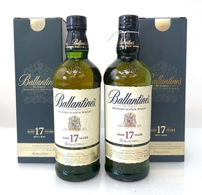 Lot 32 - 2 bottles of Ballantine's 17 year old The...