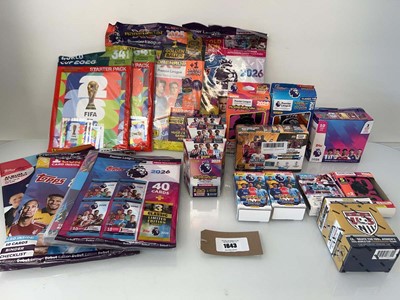 Lot 1643 - Bag of various football products including...